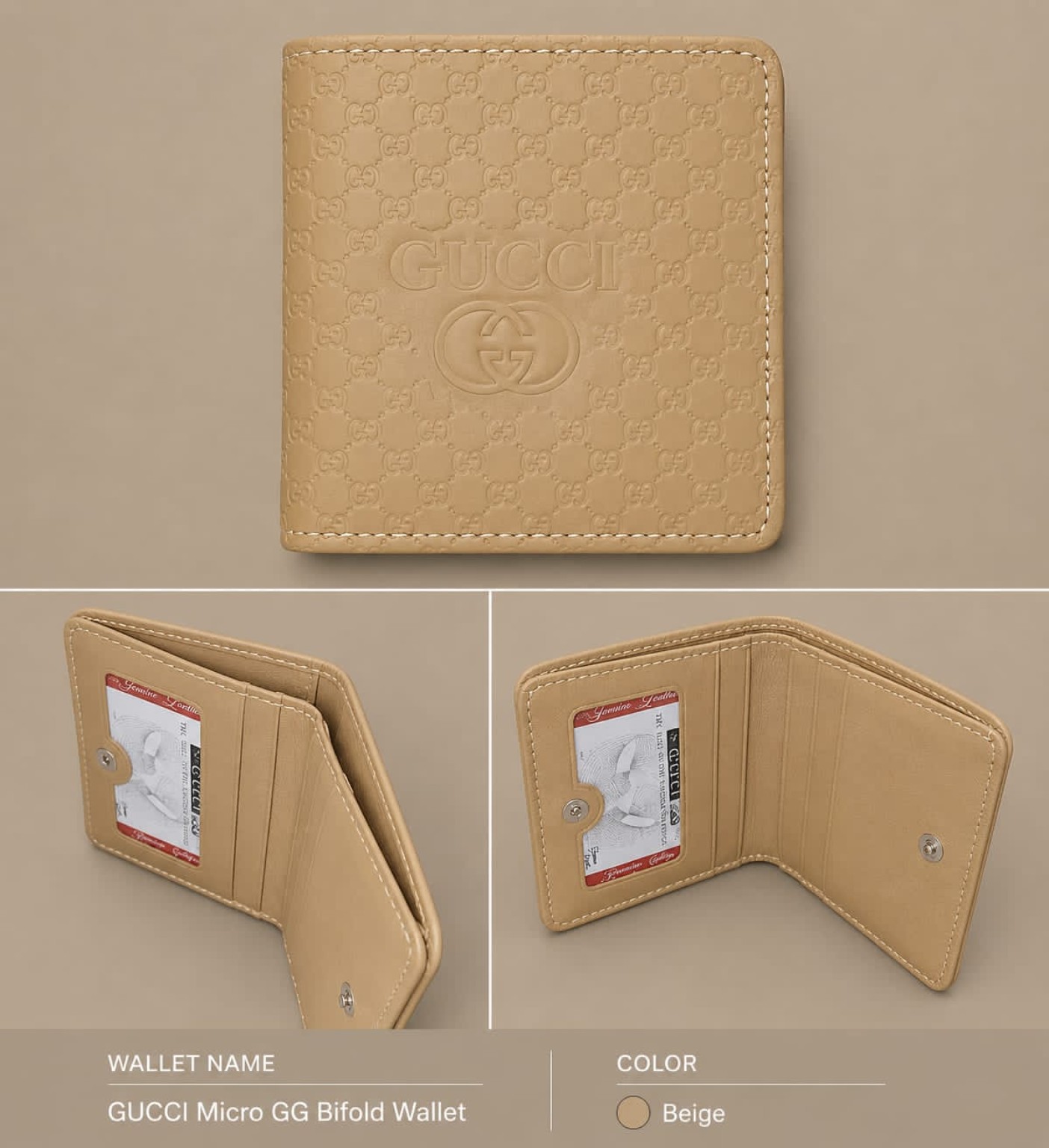 Beige Wallet